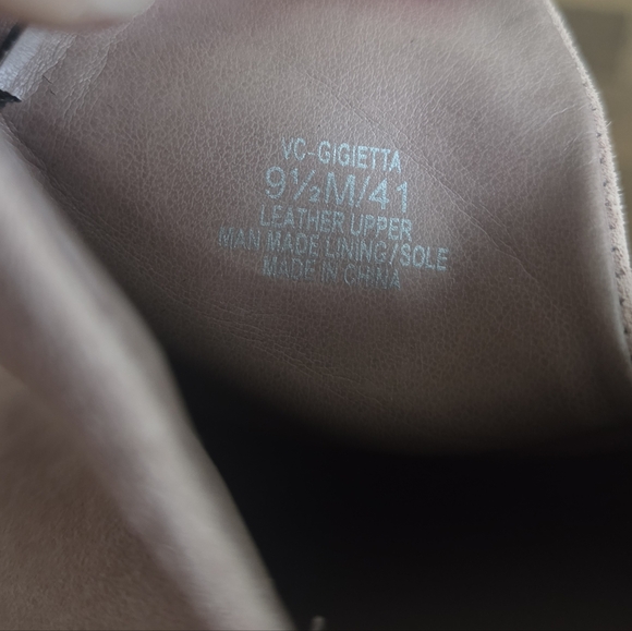 Vince Camuto Gigietta Blush Pink Suede Ankle Boots Western Size 9.5 - Picture 3 of 7